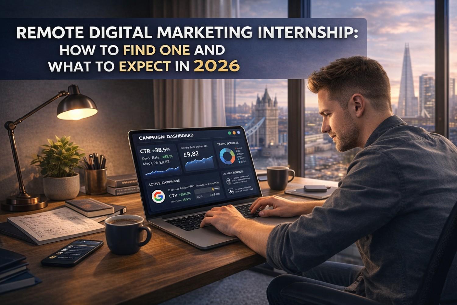 Remote Digital Marketing Internship: How to Find One and What to Expect in 2026